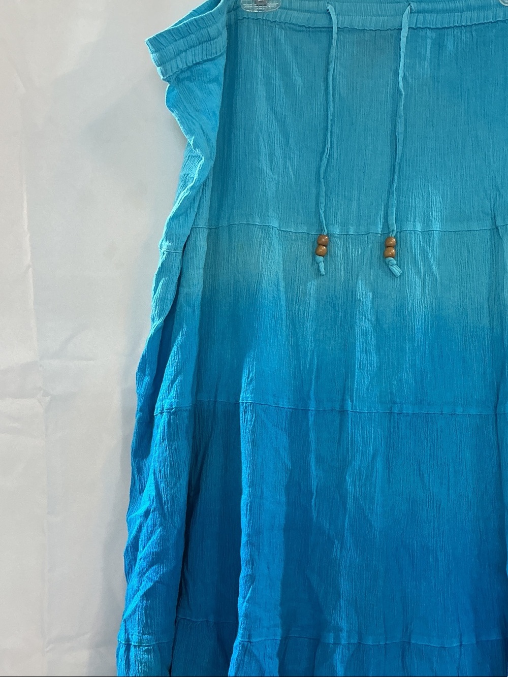 Faded Glory Turquoise Ombre Maxi Skirt - Picture 2 of 6